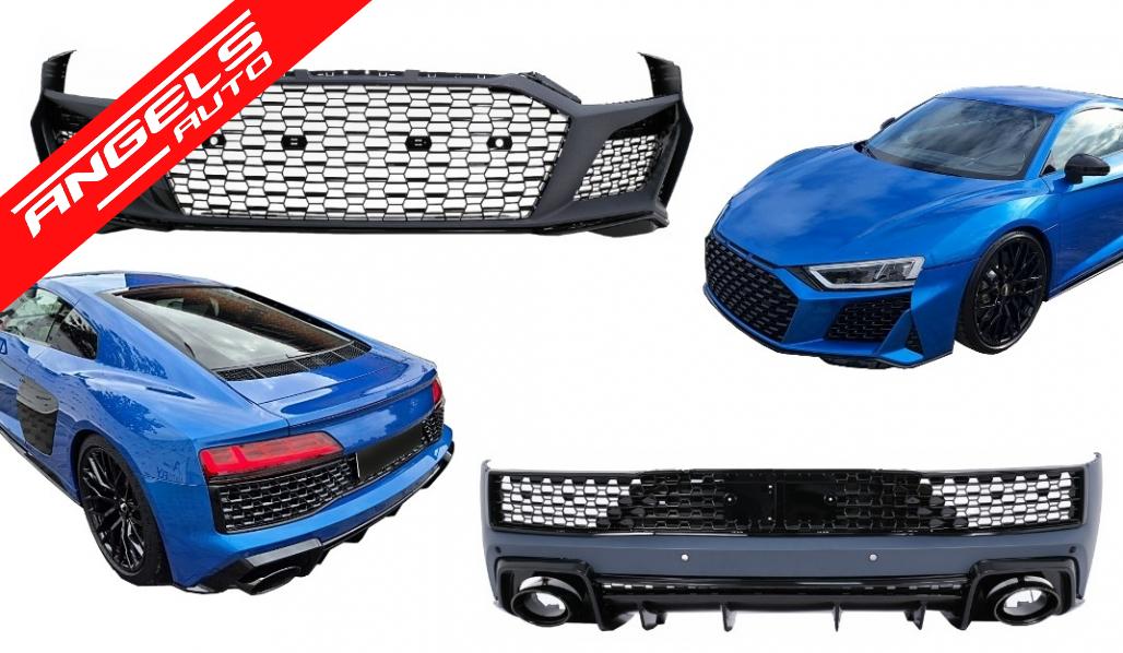 Pachet Exterior compatibil cu Audi R8 Coupe Cabrio (4S 2nd Generation) (2015-2021) - imagine 30