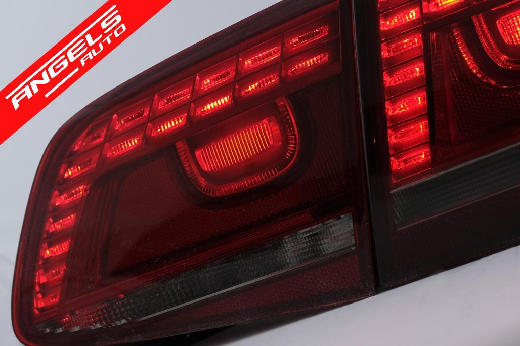 Stopuri compatibile cu VW Passat 3C B7 Sedan (10.2010-10.2014) LED Rosu Fumuriu - imagine 3
