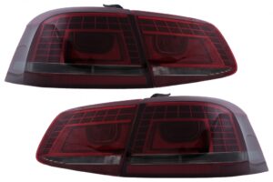 Stopuri compatibile cu VW Passat 3C B7 Sedan (10.2010-10.2014) LED Rosu Fumuriu