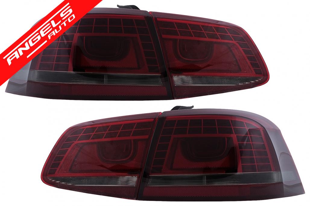 Stopuri compatibile cu VW Passat 3C B7 Sedan (10.2010-10.2014) LED Rosu Fumuriu