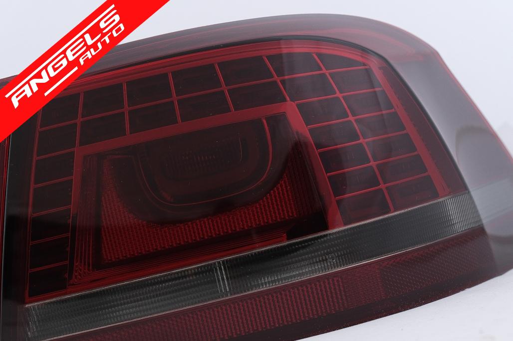 Stopuri compatibile cu VW Passat 3C B7 Sedan (10.2010-10.2014) LED Rosu Fumuriu - imagine 5