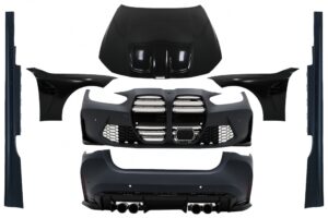 Pachet Exterior compatibil cu BMW Seria 4 G22 Coupe G23 Cabrio 2020-Up M4 Look