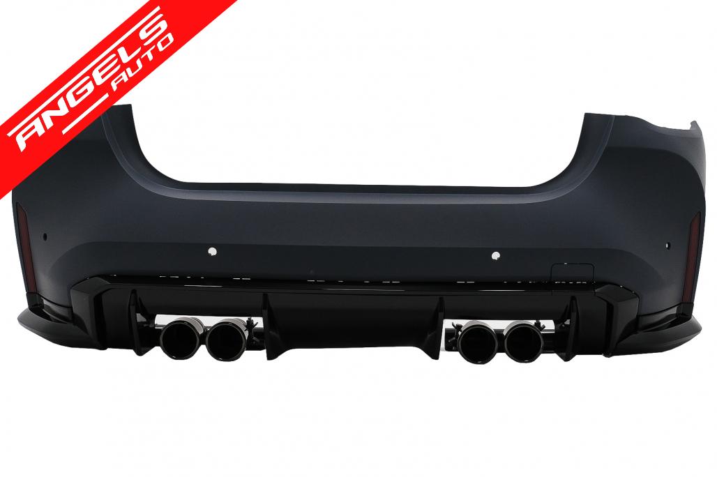 Pachet Exterior compatibil cu BMW Seria 4 G22 Coupe G23 Cabrio 2020-Up M4 Look - imagine 4