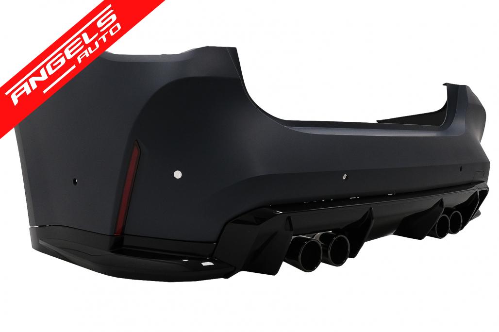 Pachet Exterior compatibil cu BMW Seria 4 G22 Coupe G23 Cabrio (2020-Up) M4 Look - imagine 14