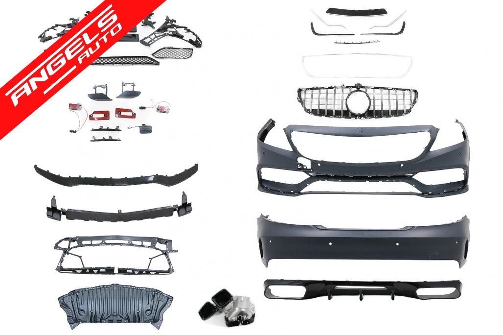 Pachet Exterior compatibil cu Mercedes CLS W218 C218 Sedan (2011-2018) - imagine 14
