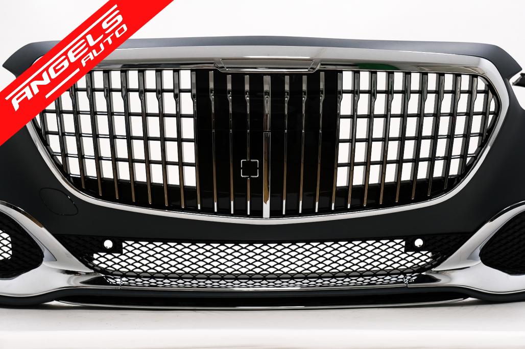 Pachet exterior compatibil cu Mercedes S-Class W223 2020-up M Design Negru - imagine 2
