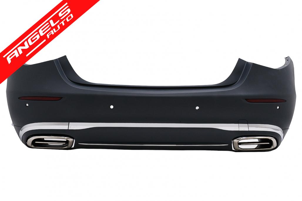 Pachet exterior compatibil cu Mercedes S-Class W223 2020-up M Design Negru - imagine 5