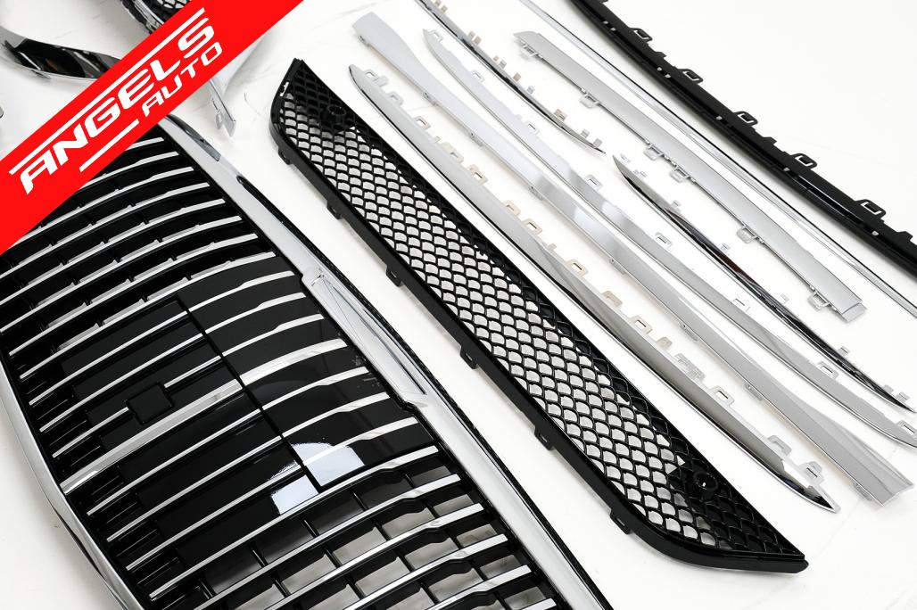 Pachet exterior compatibil cu Mercedes S-Class W223 2020-up M Design Negru - imagine 8
