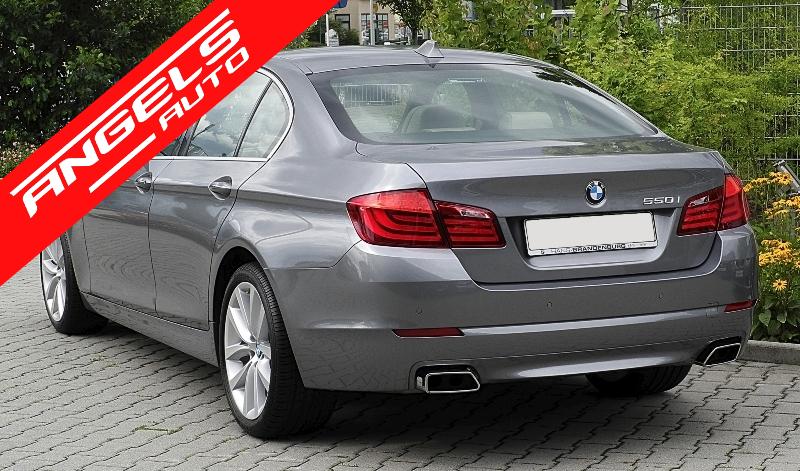 Difuzor Dubla Evacuare compatibil cu BMW Seria 5 F10 F11 (2011-2017) 550i Look - imagine 7