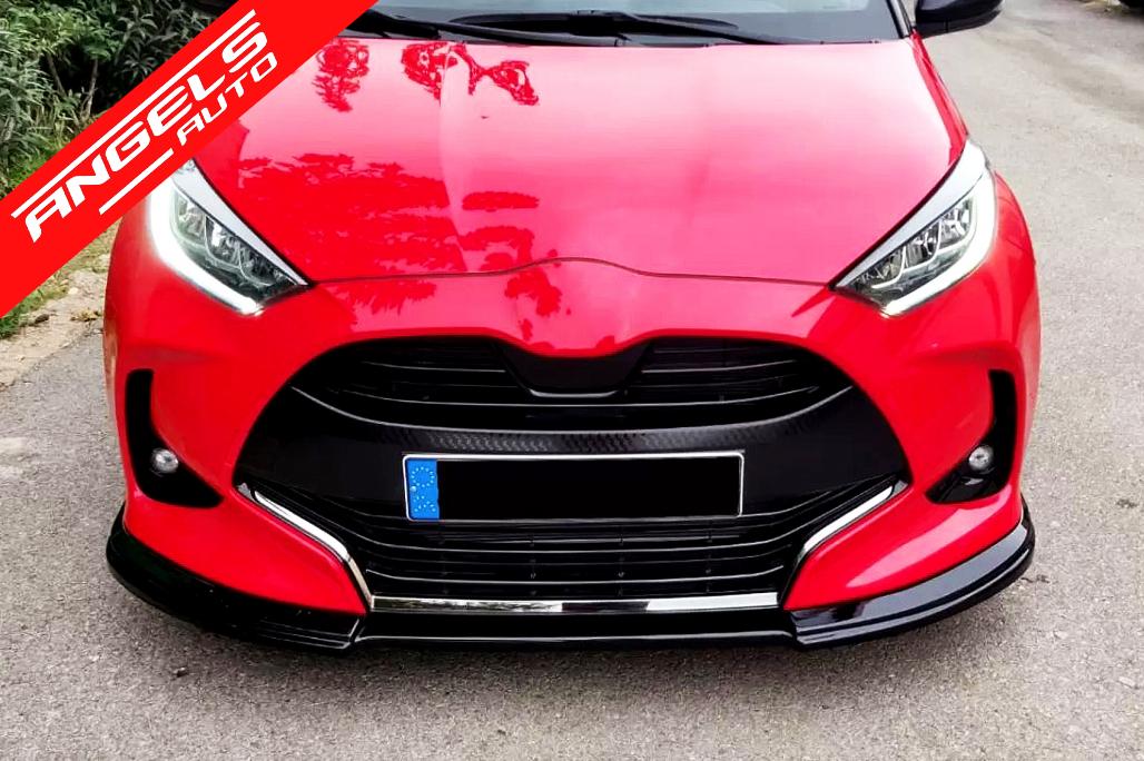 Prelungire Bara Fata compatibila cu Toyota Yaris MK4 XP210 2020-up Negru Lucios - imagine 7