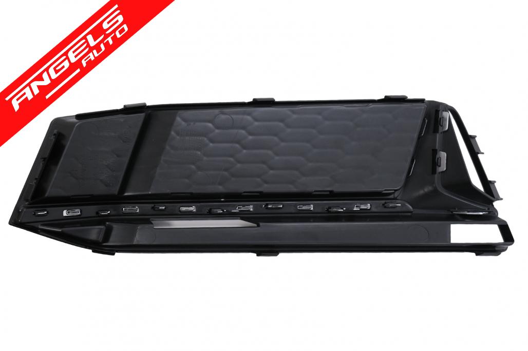 Grile Laterale compatibile cu Audi A4 B9 S-Line (2016-2018) RS4 Design Silver - imagine 6