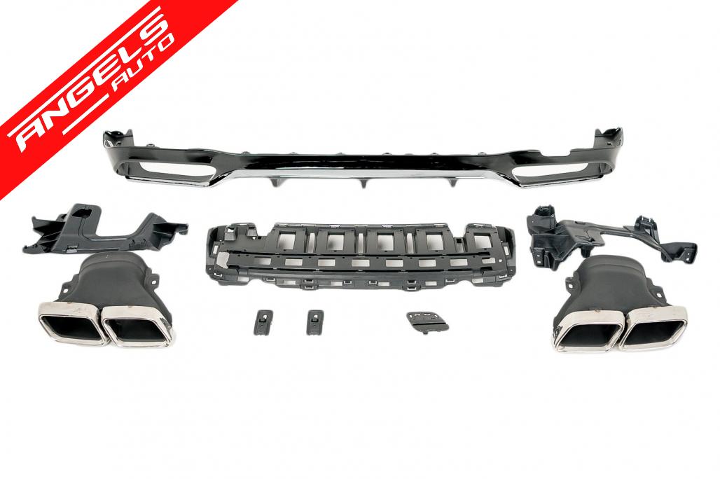 Difuzor cu Ornamente Crom compatibil cu Mercedes E-Class W213 Sport Line (2016-2019) - imagine 4
