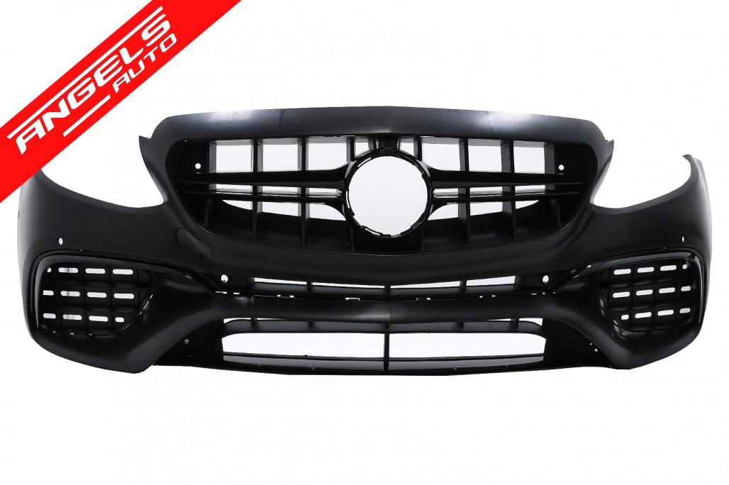 Pachet Kit compatibil cu Mercedes E-Class W213 (2016-2019) E63 Design Shadow Black - imagine 2