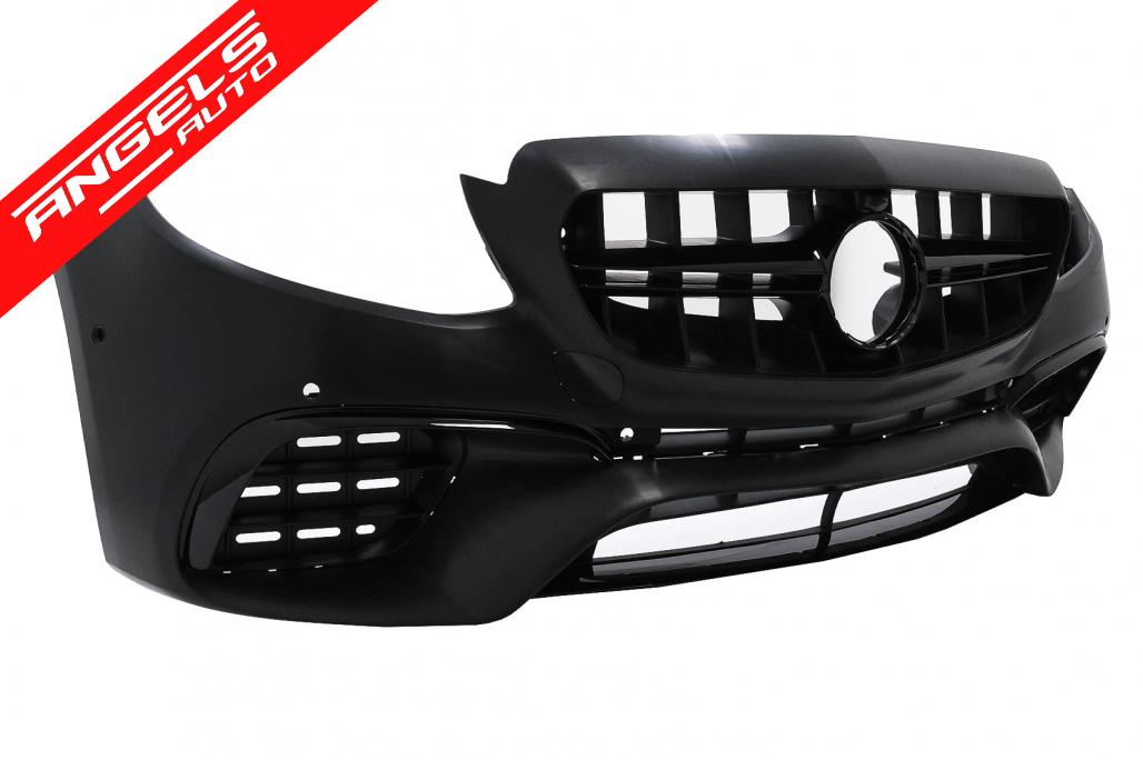 Pachet Kit compatibil cu Mercedes E-Class W213 (2016-2019) E63 Design Shadow Black - imagine 3