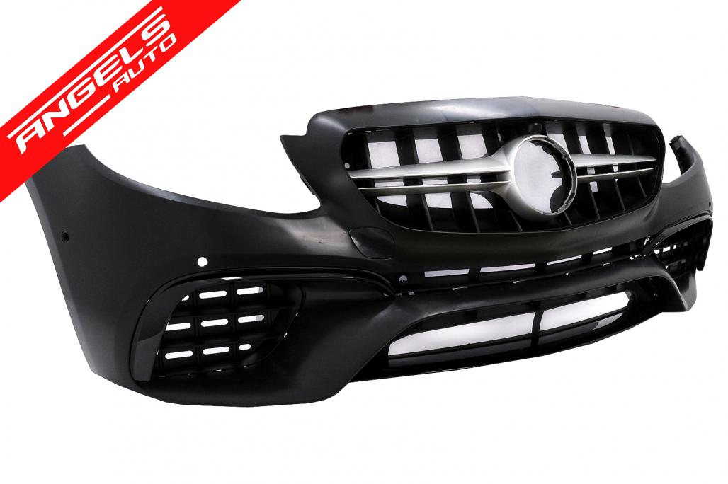 Pachet compatibil cu Mercedes E-Class W213 (2016-2019) E63 Look cu Tobe Crom - imagine 3