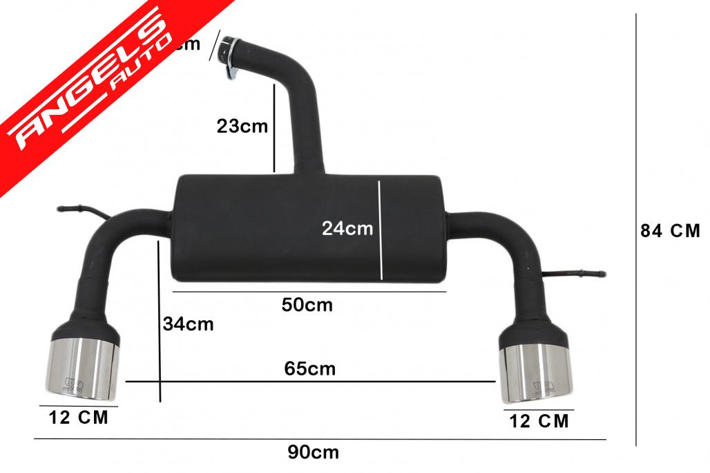 Sistem Evacuare compatibil cu VW Scirocco (2008-2014) R-Design - imagine 6