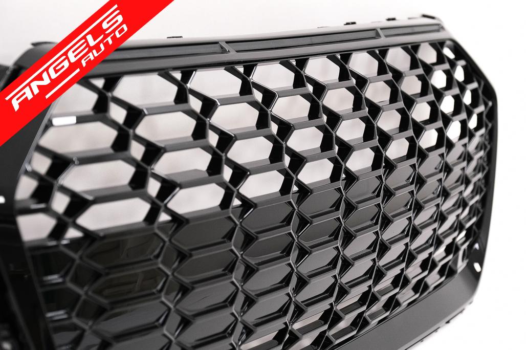 Grila compatibila cu Audi A5 F5 Facelift (2019-Up) Racing Look Negru Lucios - imagine 5