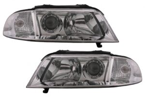 Faruri compatibile cu Audi A4 B5 Facelift 1999-2000 Crom