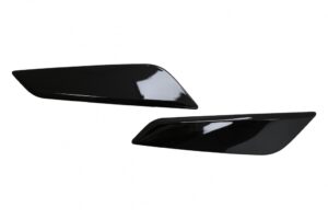 Ornamente Aripi Laterale compatibile cu BMW Seria 5 G30 G31 (2017-2019) Negru Lucios