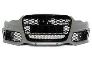 Bara Fata cu Grila Centrala compatibila cu Audi A6 C7 4G (2011-2015) RS6 Design