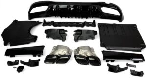 Difuzor Bara Spate compatibil cu Mercedes C Class W206 (2021-up) C63 Design Black