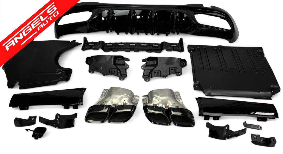 Difuzor Bara Spate compatibil cu Mercedes C Class W206 (2021-up) C63 Design Black