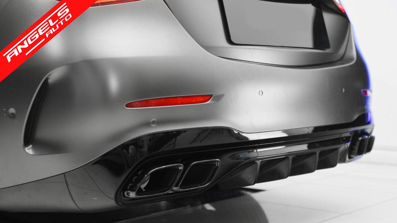 Difuzor Bara Spate compatibil cu Mercedes C Class W206 2021+ C63 Design Crom - imagine 5