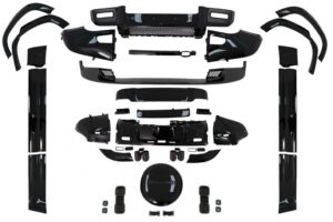 Pachet compatibil cu Land Rover Defender SUV L663 (2019-up) Negru Lucios