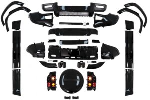 Pachet compatibil cu Land Rover Defender SUV L663 (2019-) Negru Lucios