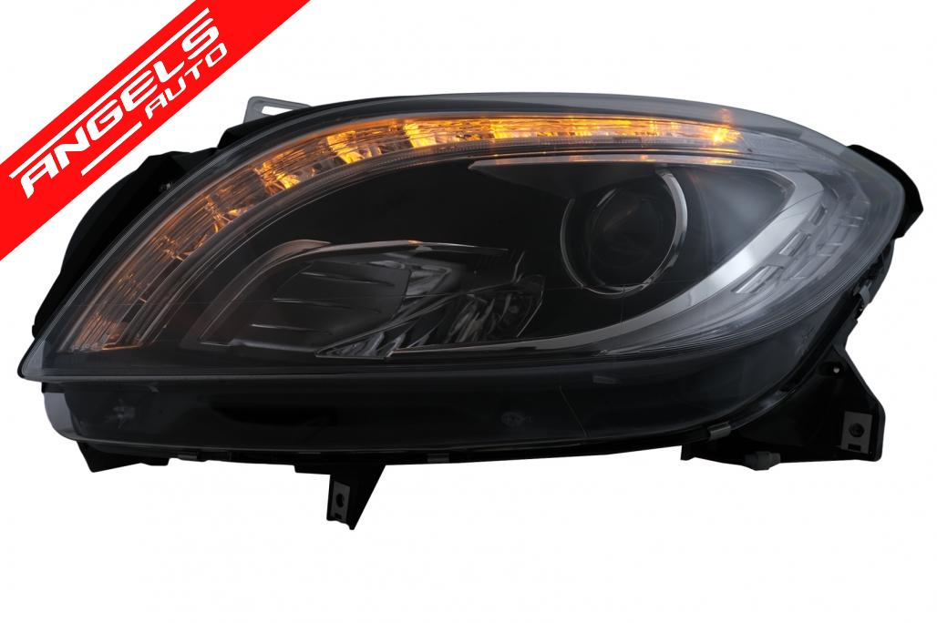 Faruri LED compatibile cu Mercedes M-Class W166 (2012-2015) Negru - imagine 4