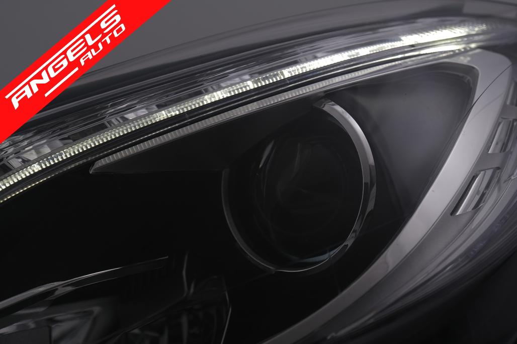 Faruri LED compatibile cu Mercedes M-Class W166 (2012-2015) Negru - imagine 3