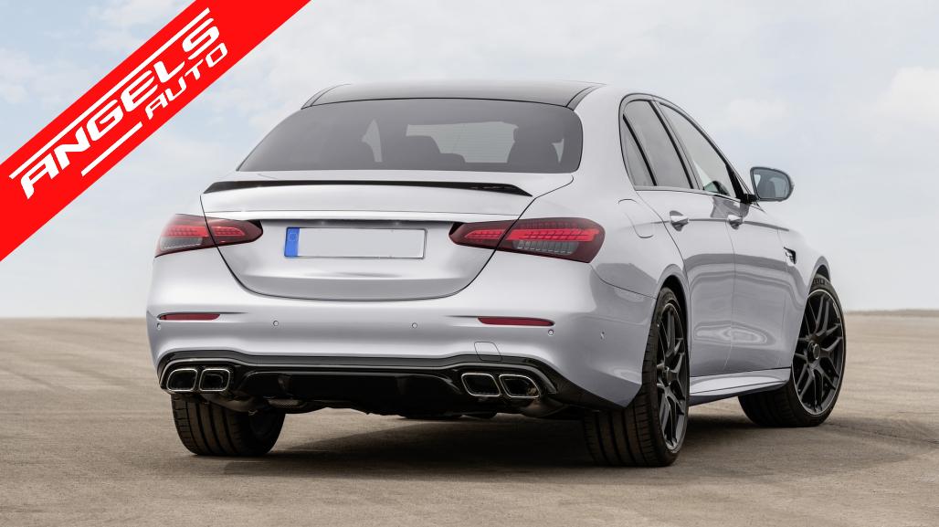 Difuzor Bara Spate compatibil cu Mercedes W213 Facelift 2020+ E63 Design Crom - imagine 4