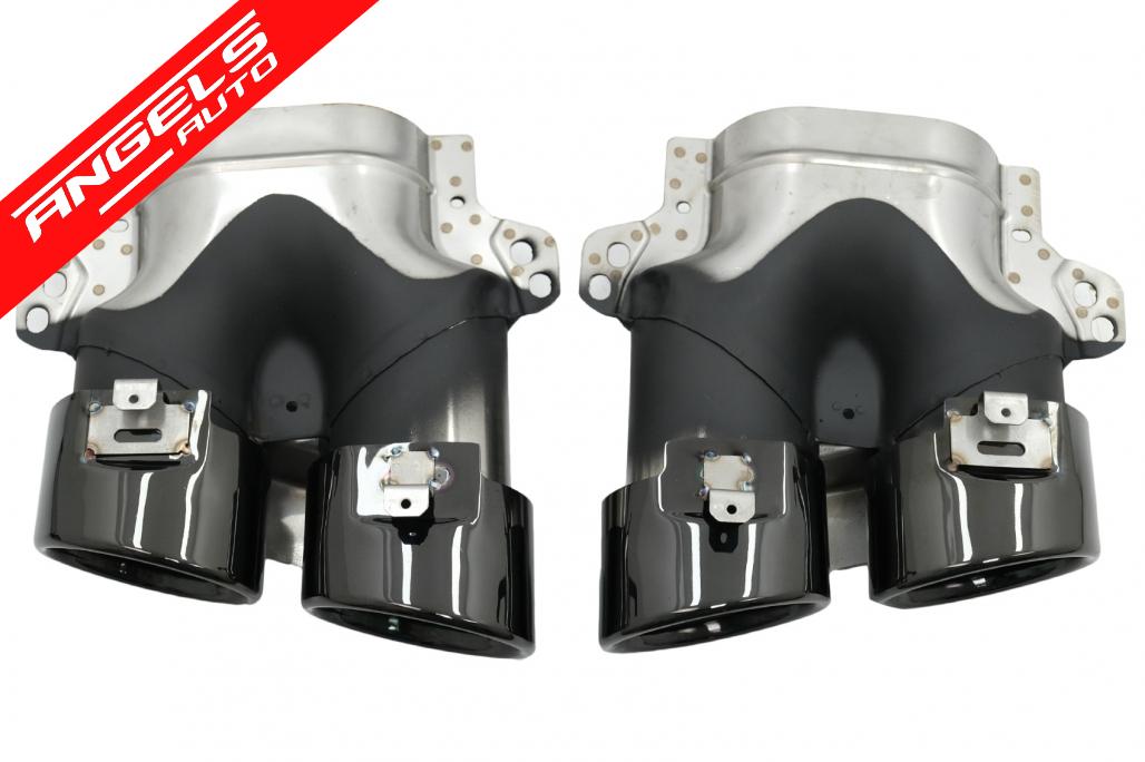 Difuzor Bara Spate compatibil cu Mercedes CLS C257 si Shooting Brake 53 Design Black - imagine 3