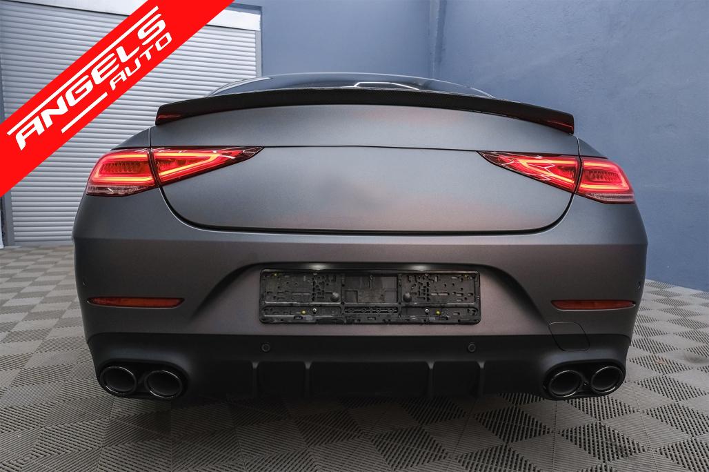 Difuzor Bara Spate compatibil cu Mercedes CLS C257 si Shooting Brake 53 Design Black - imagine 6