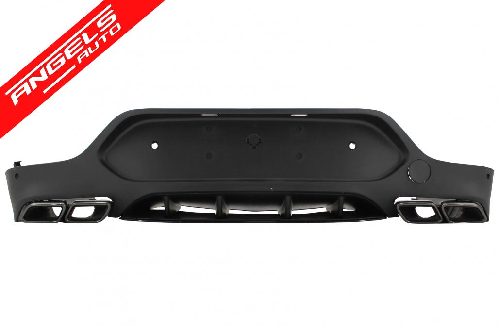 Difuzor Bara Spate compatibil cu Mercedes GLC Coupe C253 2015-2019 GLC63 Black - imagine 2