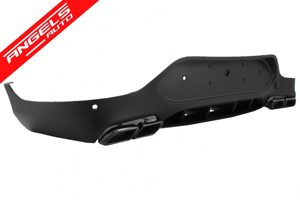 Difuzor Bara Spate compatibil cu Mercedes GLC Coupe C253 2015-2019 GLC63 Black - imagine 3