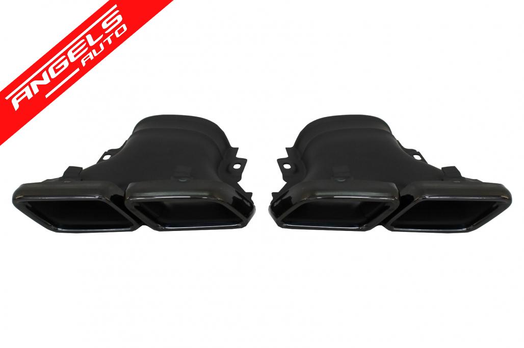 Difuzor Bara Spate compatibil cu Mercedes GLC Coupe C253 2015-2019 GLC63 Black - imagine 4