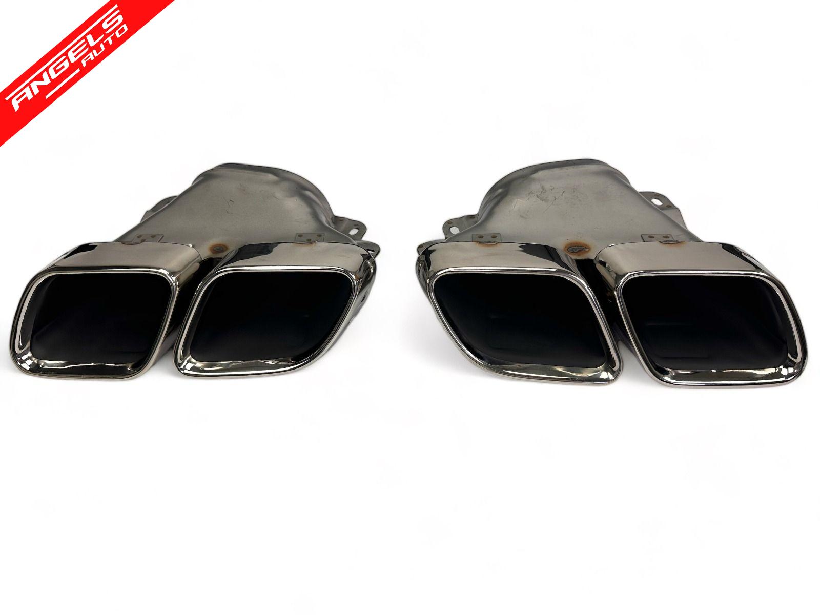 Difuzor Bara Spate compatibil cu Mercedes GLE W167 2019-up GLE63 Crom - imagine 4