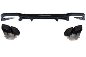Difuzor Bara Spate compatibil cu Mercedes W213 Facelift 2020+ E63 Design Black