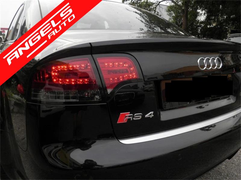 Stopuri LED compatibile cu Audi A4 B7 Sedan (2004-2008) LED Blinker Rosu Fumuriu - imagine 6