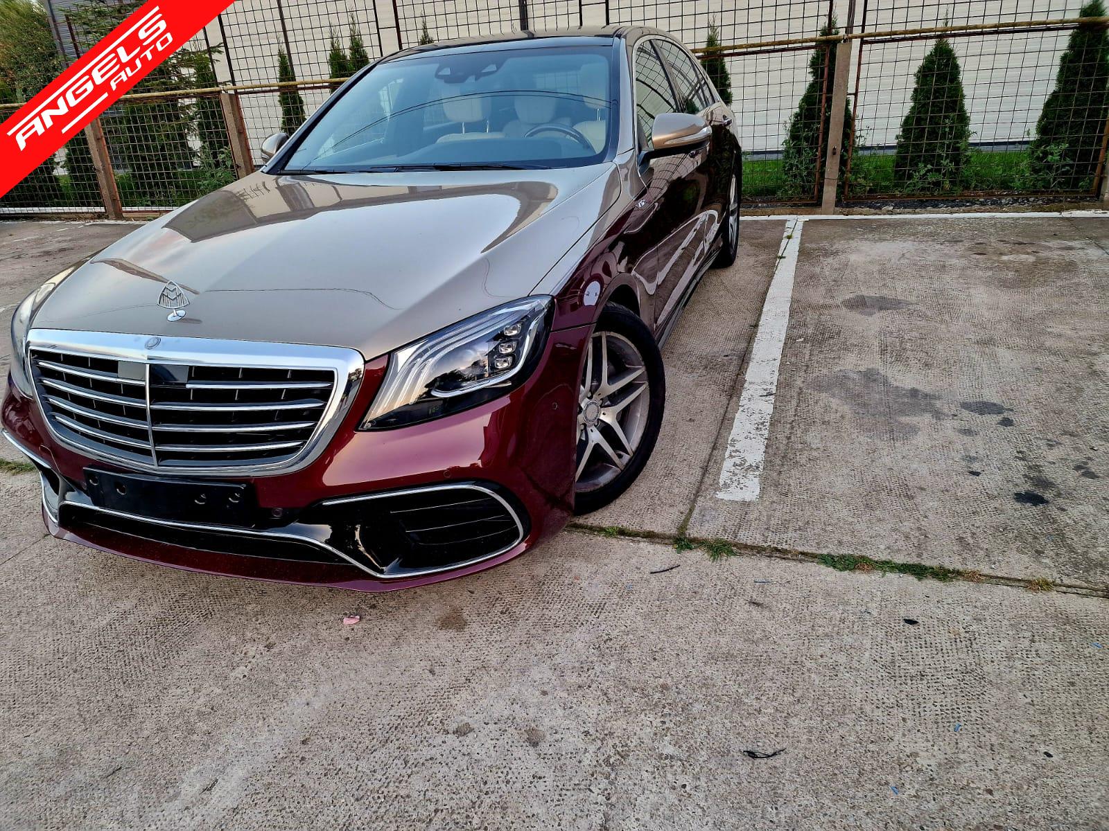 Bara Fata compatibila cu Mercedes S-Class W222 Facelift (2017-2020) S63 Design - imagine 6