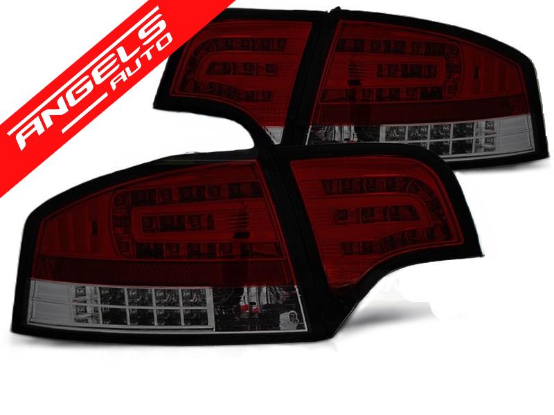 Stopuri LED compatibile cu Audi A4 B7 Sedan (2004-2008) LED Blinker Rosu Fumuriu - imagine 2
