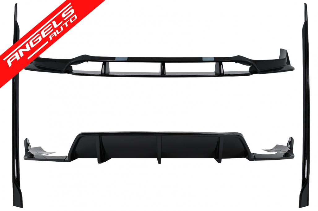 Pachet Exterior Aero compatibil cu BMW X6 G06 (2019-03.2023) M-Tech Negru Lucios