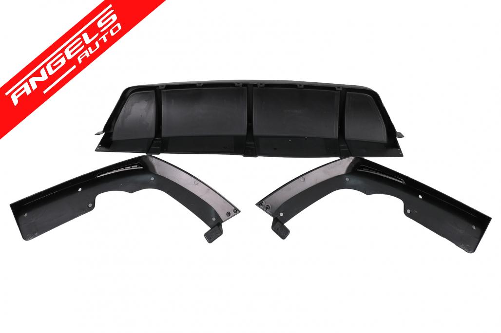 Pachet Exterior Aero compatibil cu BMW X6 G06 (2019-03.2023) M-Tech Negru Lucios - imagine 7