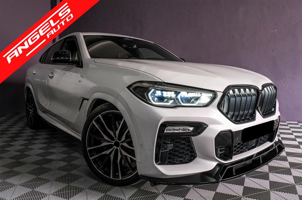 Pachet Exterior Aero compatibil cu BMW X6 G06 (2019-03.2023) M-Tech Negru Lucios - imagine 5