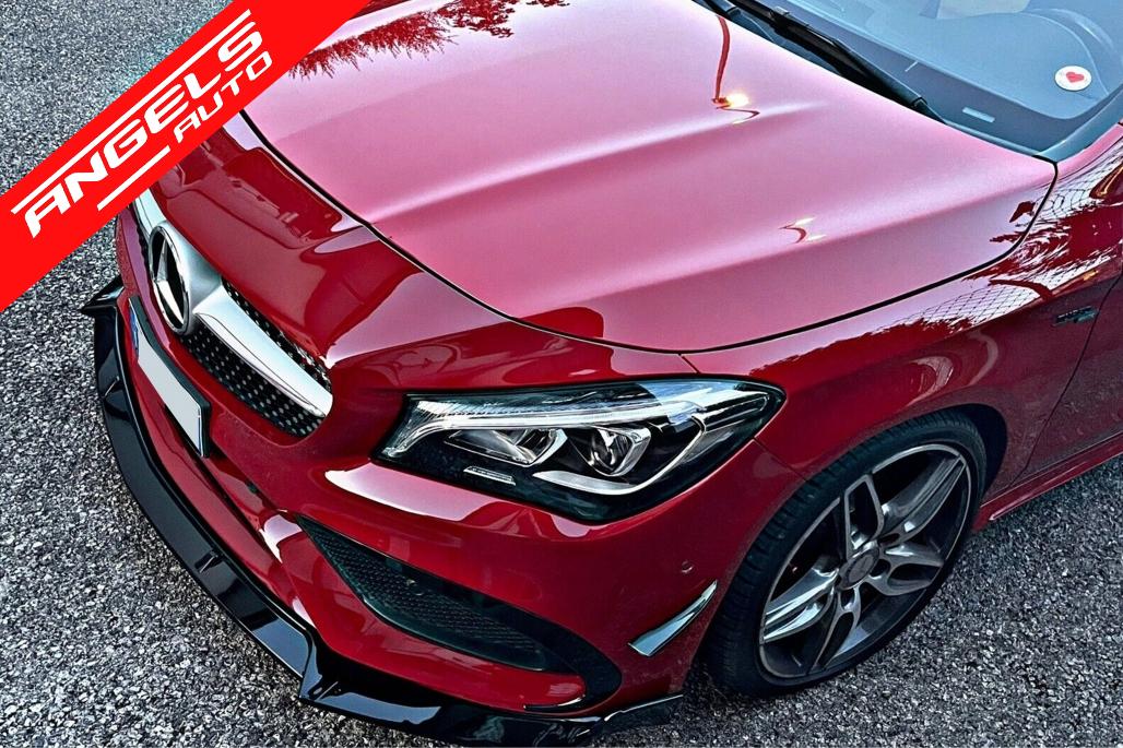 Prelungire Bara Fata compatibila cu Mercedes CLA C117 X117 (2016-2018) Negru Lucios - imagine 8