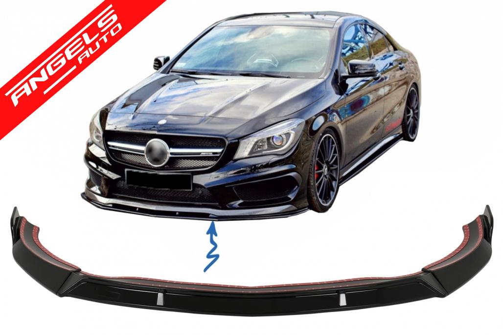 Prelungire Bara Fata compatibila cu Mercedes CLA45 C117 X117 (2013-2016) Negru Lucios