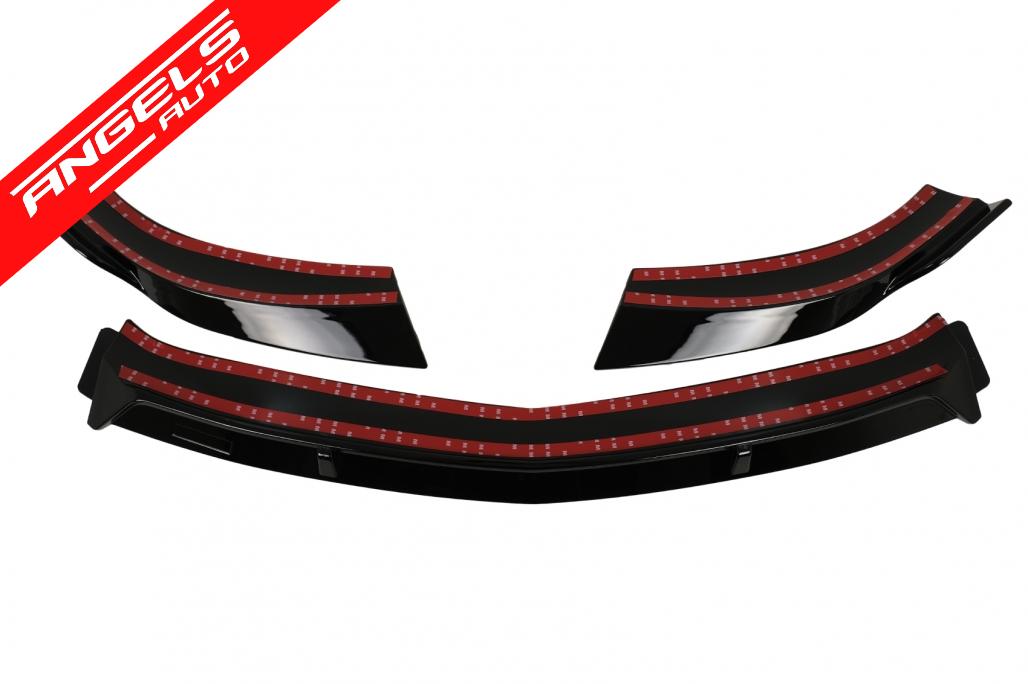 Prelungire Bara Fata compatibila cu Mercedes CLA45 C117 X117 (2013-2016) Negru Lucios - imagine 4