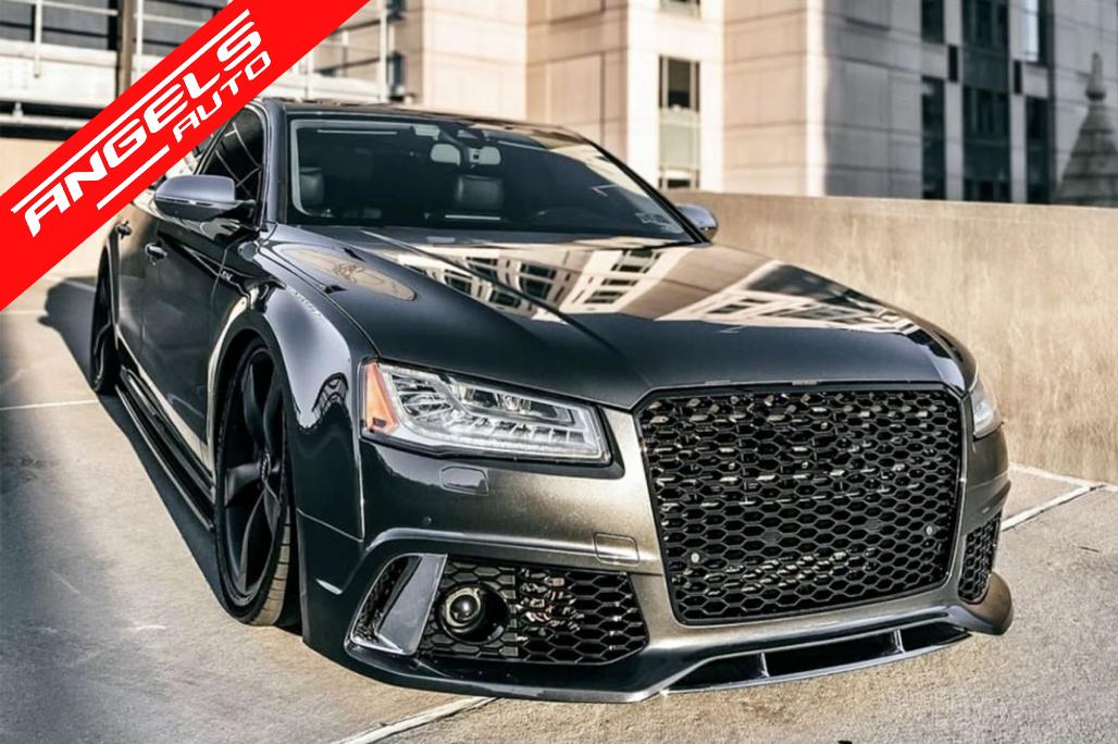 Bara Fata compatibila cu Audi A8 D4 Facelift D4.5 (2014-2017) RS Look - imagine 9