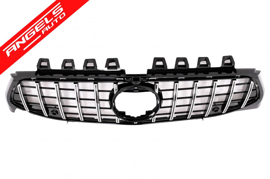 Grila Centrala compatibila cu Mercedes CLA X118 C118 (2019-up) GT-R Crom - imagine 4